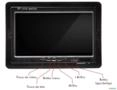 Monitor Portátil Veicular Lcd 7 Polegada P/ Dvr Camera De Ré C8060 Imagem Monitor Portátil Veicular Lcd 7 Polegada P/ Dvr Camera De Ré C8060