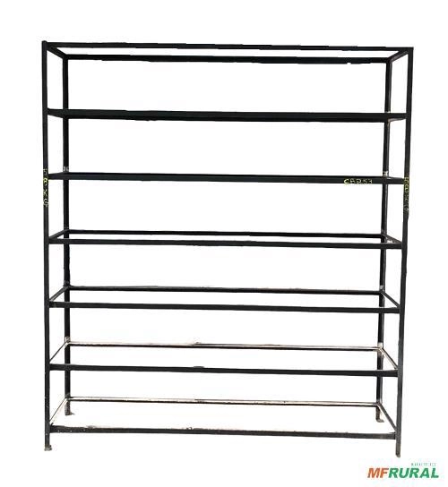 Estante Aço 7 Prateleiras Armário 58Kg 1,95x1,71x31cm C8253 Imagem Estante Aço 7 Prateleiras Armário 58Kg 1,95x1,71x31cm C8253