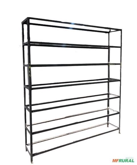 Imagem Estante Aço 7 Prateleiras Armário 58Kg 1,95x1,71x31cm C8253 Imagem Estante Aço 7 Prateleiras Armário 58Kg 1,95x1,71x31cm C8253