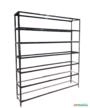 Estante Aço 7 Prateleiras Armário 58Kg 1,95x1,71x31cm C8253 Imagem Estante Aço 7 Prateleiras Armário 58Kg 1,95x1,71x31cm C8253