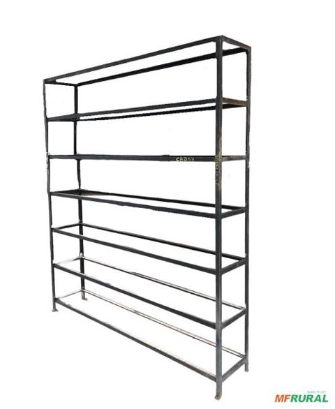 Imagem Estante Aço 7 Prateleiras Armário 58Kg 1,95x1,71x31cm C8253 Imagem Estante Aço 7 Prateleiras Armário 58Kg 1,95x1,71x31cm C8253