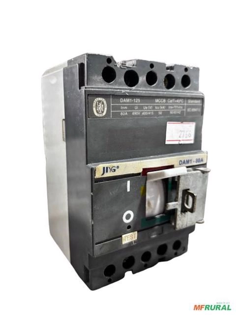 Disjuntor caixa moldada 80a JNG STECK METALTEX C2766 Imagem Disjuntor caixa moldada 80a JNG STECK METALTEX C2766