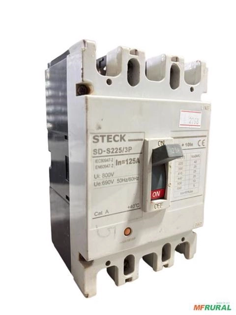 Disjuntor caixa moldada 125a JNG STECK METALTEX C2768 Imagem Disjuntor caixa moldada 125a JNG STECK METALTEX C2768