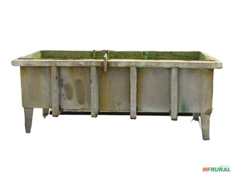 Imagem Tanque Banho Químico Galvanoplastia 600L 200X60X65 cm C8241 Imagem Tanque Banho Químico Galvanoplastia 600L 200X60X65 cm C8241