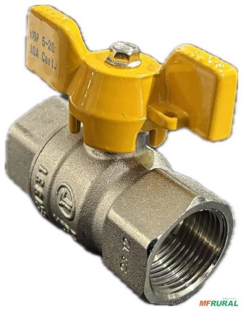 Válvula Esfera Fêmea X Fêmea 3/4 Imagem Válvula Esfera Fêmea X Fêmea 3/4
