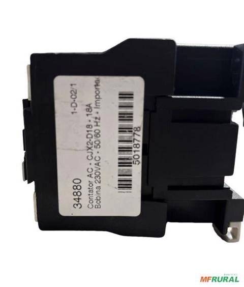 Imagem Contatora  CJX2 - D1810 7,5 hp 18A People 220V C8384 Imagem Contatora  CJX2 - D1810 7,5 hp 18A People 220V C8384