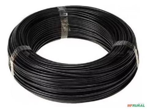 Cabo Fio Cobre Flexível 4mm 100m 750v NOBRE Preto C12114 Imagem Cabo Fio Cobre Flexível 4mm 100m 750v NOBRE Preto C12114