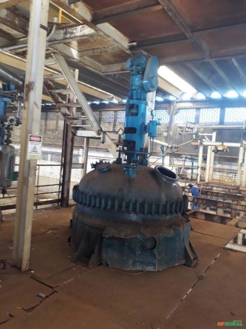 Imagem Reator aço carbono vitrificado 5000 litros encamisado C1553 Imagem Reator aço carbono vitrificado 5000 litros encamisado C1553