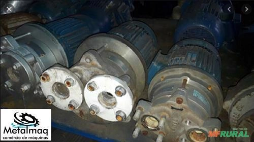 Moto bomba Vácuo Anel liquido inox 1,5 cv hp Weg C2534 Imagem Moto bomba Vácuo Anel liquido inox 1,5 cv hp Weg C2534