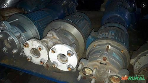 Imagem Moto bomba Vácuo Anel liquido inox 1,5 cv hp Weg C2534 Imagem Moto bomba Vácuo Anel liquido inox 1,5 cv hp Weg C2534