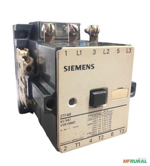 Contatora 3TF48 30hp 75A Siemens C2546 Imagem Contatora 3TF48 30hp 75A Siemens C2546