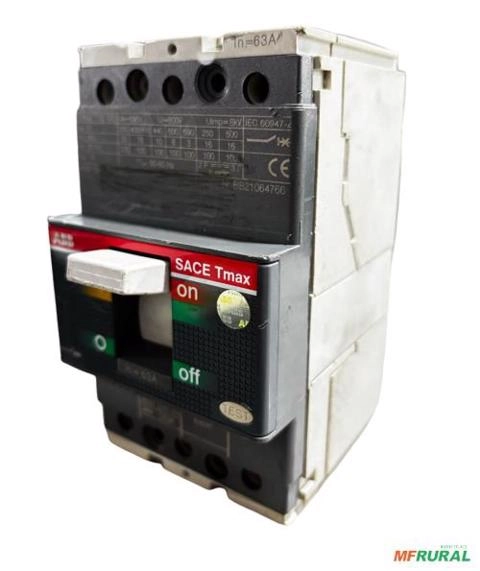 Imagem Disjuntor caixa moldada 63a GE ABB Merlin Gerin WEG C2554 Imagem Disjuntor caixa moldada 63a GE ABB Merlin Gerin WEG C2554