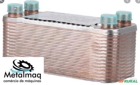 Evaporador chiller D6 45.000 kcal 15 TR C2648 Imagem Evaporador chiller D6 45.000 kcal 15 TR C2648