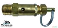 Válvula de segurança ou alívio p/ compressor 175lbs 1/4 - C2687 Imagem Válvula de segurança ou alívio p/ compressor 175lbs 1/4 - C2687