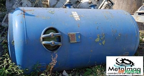 Tanque Cilindro Pulmão Compressor 4000L 10Bar NR13 C6661 Imagem Tanque Cilindro Pulmão Compressor 4000L 10Bar NR13 C6661