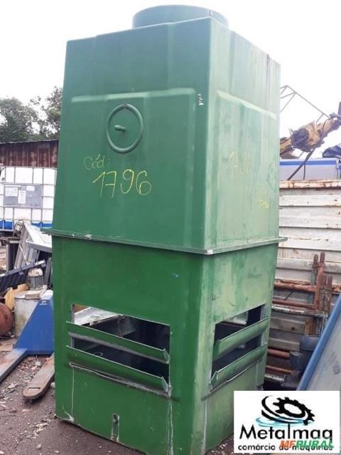 Torre de Resfriamento 1,30x1,30x2,60 22,6m³/h 125kcal C1796 Imagem Torre de Resfriamento 1,30x1,30x2,60 22,6m³/h 125kcal C1796