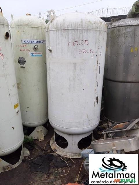 Tanque Cilindro pulmão Compressor 1000L 6,7 bar NR13 C6505 Imagem Tanque Cilindro pulmão Compressor 1000L 6,7 bar NR13 C6505
