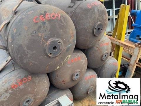 Tanque Cilindro Pulmão Compressor 160 litros - C6802 Imagem Tanque Cilindro Pulmão Compressor 160 litros - C6802
