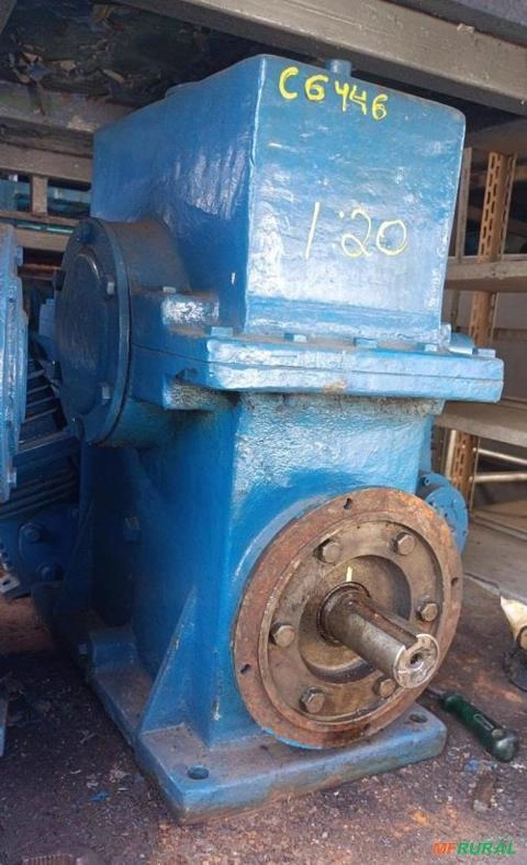 Imagem Redutor de velocidade ortogonal 1:20 48mm- C6446 Imagem Redutor de velocidade ortogonal 1:20 48mm- C6446