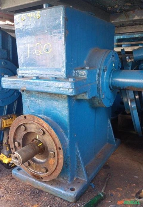 Imagem Redutor de velocidade ortogonal 1:20 48mm- C6446 Imagem Redutor de velocidade ortogonal 1:20 48mm- C6446