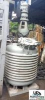 Reator serpentinado aço Inox Batedor 700L meia cana com NR13- C6889 Imagem Reator serpentinado aço Inox Batedor 700L meia cana com NR13- C6889