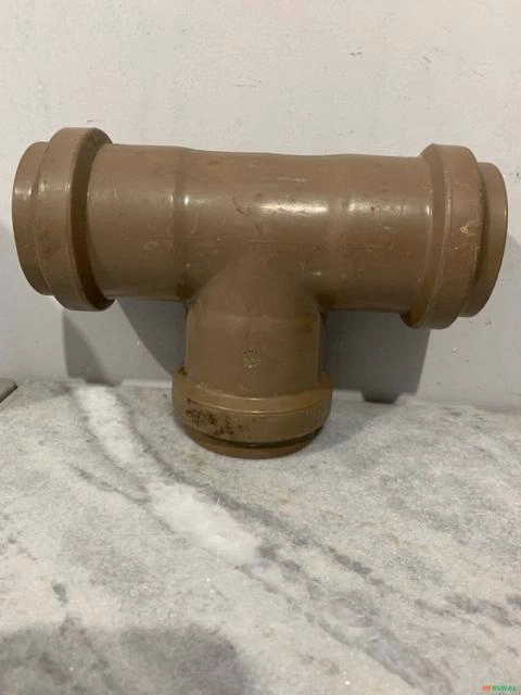 CONEXÃO PLÁSTICO TÊ SOLDÁVEL 60MM - C4011 Imagem CONEXÃO PLÁSTICO TÊ SOLDÁVEL 60MM - C4011