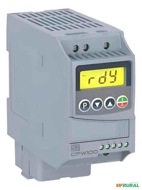 Inversor De Frequência 1 Cv Hp 4,2 A WEG CFW100 C3228 Imagem Inversor De Frequência 1 Cv Hp 4,2 A WEG CFW100 C3228