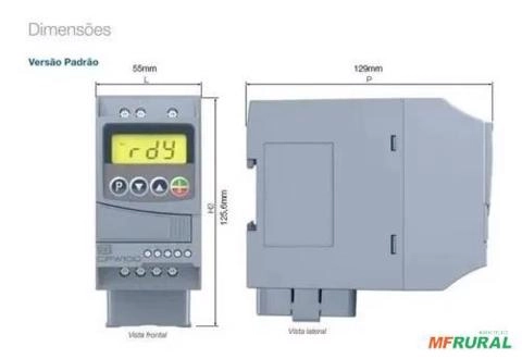 Imagem Inversor De Frequência 1 Cv Hp 4,2 A WEG CFW100 C3228 Imagem Inversor De Frequência 1 Cv Hp 4,2 A WEG CFW100 C3228