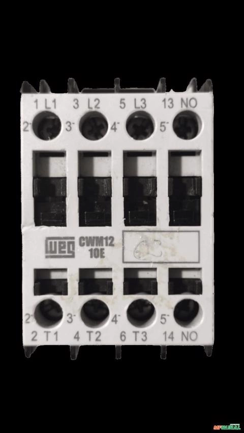 Contatora 4 cv 12A CWM12 WEG C2825 Imagem Contatora 4 cv 12A CWM12 WEG C2825
