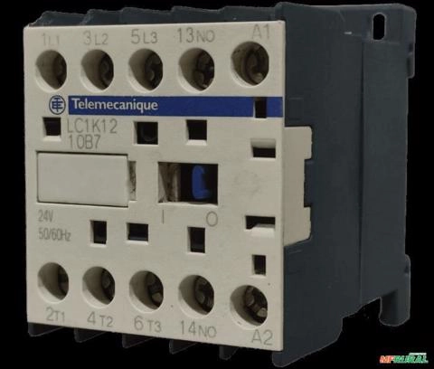 CONTATOR TRIPOLAR 4 CV/HP 12A LC1K12 TELEMECANIQUE/SCHNEIDER C8594 Imagem CONTATOR TRIPOLAR 4 CV/HP 12A LC1K12 TELEMECANIQUE/SCHNEIDER C8594