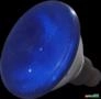 Lâmpada Refletora Philips 220-230v 80w Flood Azul C8607 Imagem Lâmpada Refletora Philips 220-230v 80w Flood Azul C8607
