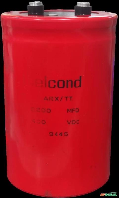 Capacitor Itelcond 2200uf 400v 9445 C8620 Imagem Capacitor Itelcond 2200uf 400v 9445 C8620