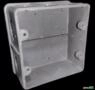 Caixa de Luz Embutir 4x4 PVC - Verde C8622 Imagem Caixa de Luz Embutir 4x4 PVC - Verde C8622