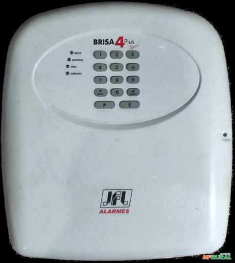 Central de Alarme Brisa 4 Plus Sinal C/ Discadora C8623 Imagem Central de Alarme Brisa 4 Plus Sinal C/ Discadora C8623