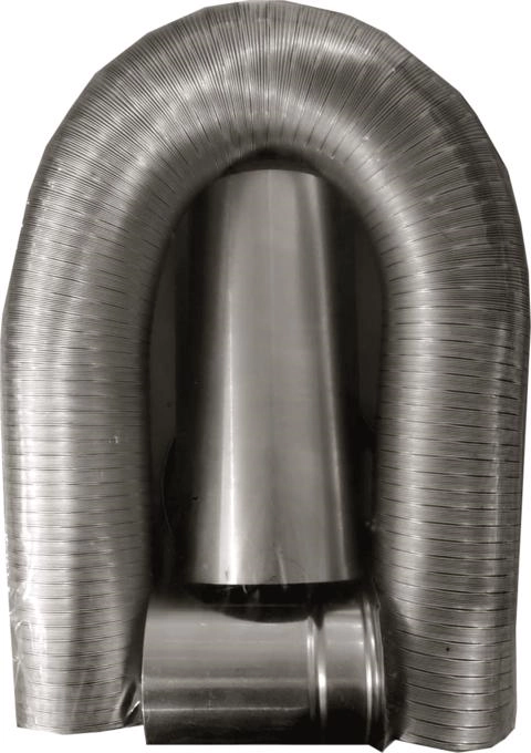 Kit Chaminé - Aquecedores Exaustão 80mm C8626 Imagem Kit Chaminé - Aquecedores Exaustão 80mm C8626