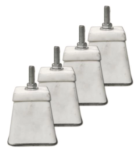 Kit 4 Pés Para Geladeira Fogão Freezer Com Rodinha C8629 Imagem Kit 4 Pés Para Geladeira Fogão Freezer Com Rodinha C8629