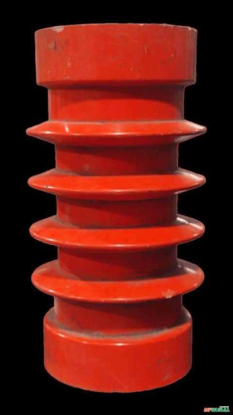 Isolador Pedestal Epóxi C/ Rosca Interna C8630 Imagem Isolador Pedestal Epóxi C/ Rosca Interna C8630