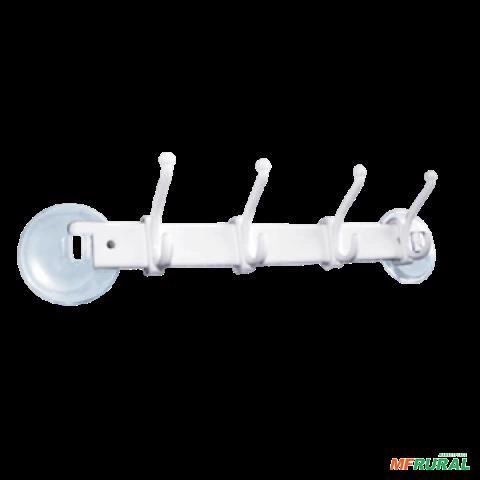 Cabide Multiuso C/ Ventosa Daivak Branco 136 C8653 Imagem Cabide Multiuso C/ Ventosa Daivak Branco 136 C8653