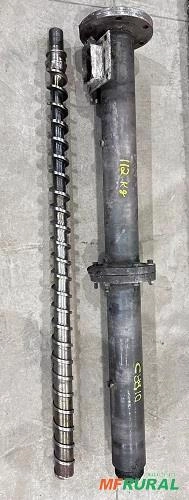 Canhão E Rosca Extrusora 150cmX75mm C8810 - Estado: Usado Imagem Canhão E Rosca Extrusora 150cmX75mm C8810 - Estado: Usado