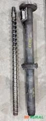 Canhão E Rosca Extrusora 150cmX75mm C8810 - Estado: Usado Imagem Canhão E Rosca Extrusora 150cmX75mm C8810 - Estado: Usado