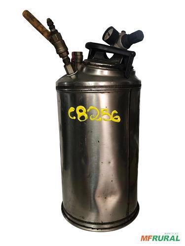 Tanque de pressão Pintura eletrostática Inox 10 litros C8256 - Estado: Usado Imagem Tanque de pressão Pintura eletrostática Inox 10 litros C8256 - Estado: Usado