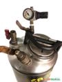 Tanque de pressão Pintura eletrostática Inox 10 litros C8256 - Estado: Usado Imagem Tanque de pressão Pintura eletrostática Inox 10 litros C8256 - Estado: Usado