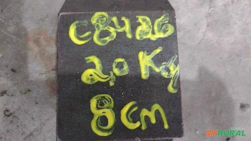 Punção Castanha Cunha Dobradeira Prensa Viradeira 8cm C8426 - Estado: Usado Imagem Punção Castanha Cunha Dobradeira Prensa Viradeira 8cm C8426 - Estado: Usado