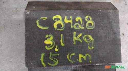 Punção Castanha Cunha Dobradeira Prensa Viradeira 15cm C8428 - Estado: Usado Imagem Punção Castanha Cunha Dobradeira Prensa Viradeira 15cm C8428 - Estado: Usado