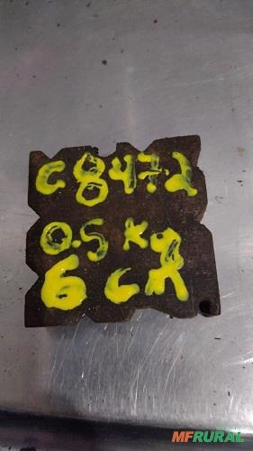Punção Castanha Cunha Dobradeira Prensa Viradeira 6cm C8472 Imagem Punção Castanha Cunha Dobradeira Prensa Viradeira 6cm C8472