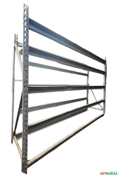 Prateleira Porta Pallet 272 x 346 x 100 Cm C8063 - Estado: Usado Imagem Prateleira Porta Pallet 272 x 346 x 100 Cm C8063 - Estado: Usado