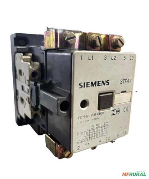 Contatora 3TF47 25hp 63A Siemens C2436 - Estado: Usado Imagem Contatora 3TF47 25hp 63A Siemens C2436 - Estado: Usado