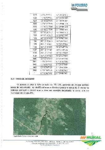 Mina de Granito para Brita não Explorada no Estado do Pará