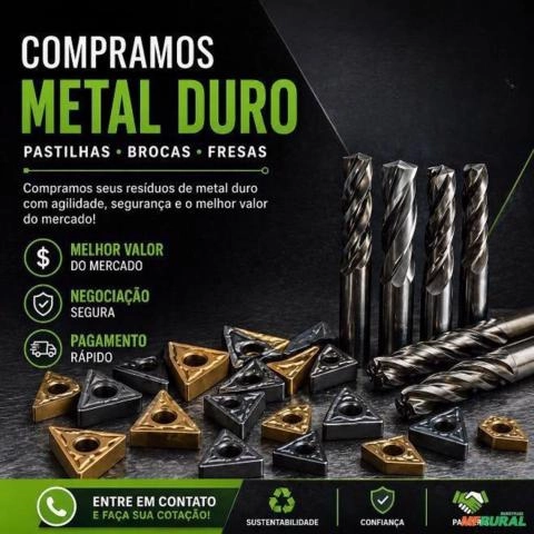 Compramos Metal Duro / Tungstênio em Todo Brasil Imagem Compramos Metal Duro / Tungstênio em Todo Brasil