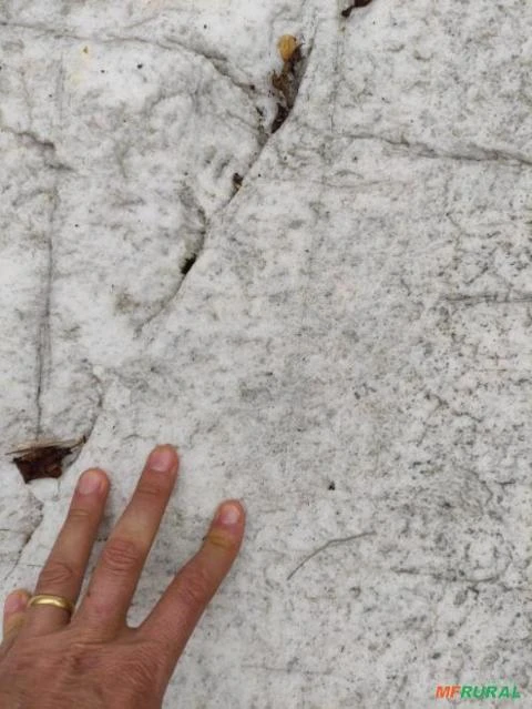 Jazida de quartzo fumê, quartzo branco, e quartzo com feldspato